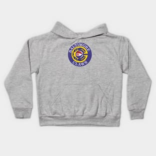 Defunct Baltimore Claws ABA Basketball 1976 Kids Hoodie